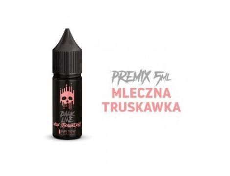 Premix Dark Line 5ml - Milk Strawberry